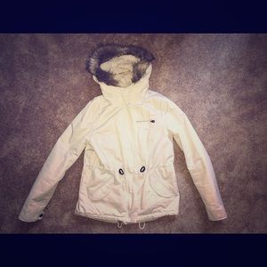 Faux fur lined jacket